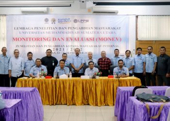 LPPM UMSU Gelar Monev Penelitian dan Pengabdian Internal Tahun 2022