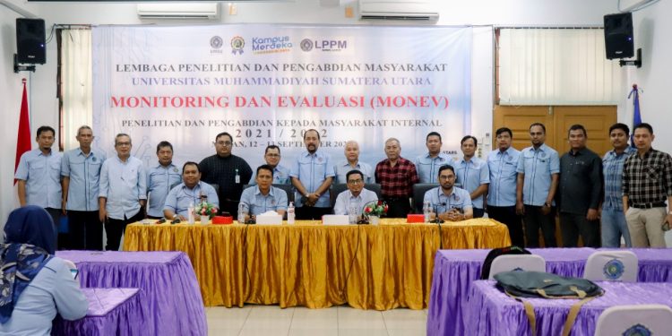 LPPM UMSU Gelar Monev Penelitian dan Pengabdian Internal Tahun 2022