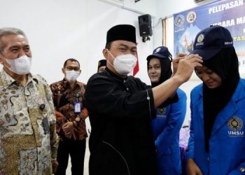 UMSU Lepas 60 Mahasiswa FAI KKN Internasional