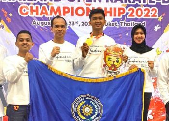 Mahasiswa UMSU Raih Medali Emas di Thailand Open Karate-Do Championship 2022